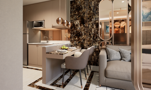 Сногсшибательные апартаменты студия и с видом на бассейн в проекте Бель Вю Лагун, на пляже Бангтао/Лагуна