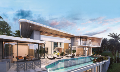 Комфортабельная вилла с 5 спальнями и с видом на бассейн, на пляже Лаян 