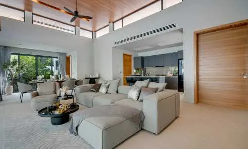 Комфортабельная вилла с 3 спальнями и с видом на бассейн в проекте Ботаника Модерн Лофт II, на пляже Бангтао/Лагуна