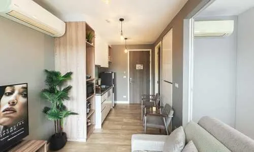 Cтильные апартаменты с 1 спальней и с видом на город в проекте Даймонд Кондоминиум, на пляже Бангтао/Лагуна