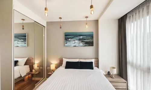 Cтильные апартаменты с 1 спальней и с видом на город в проекте Даймонд Кондоминиум, на пляже Бангтао/Лагуна