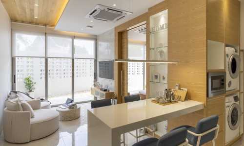 Удобная вилла с 3 спальнями и с видом на бассейн в проекте Зе Резиденс Прайм, на пляже Лаян 