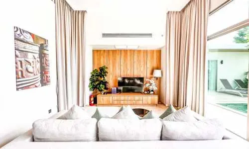 Великолепная вилла с 2 спальнями и с видом на бассейн в проекте Шамбала Гранд Вилла, на пляже Бангтао/Лагуна