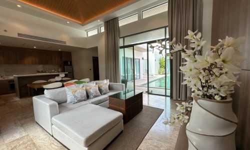 Роскошная вилла с 3 спальнями и с видом на бассейн в проекте Шамбала Гранд Вилла, на пляже Бангтао/Лагуна