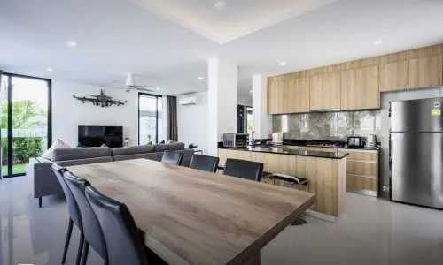 Cтильная вилла с 5 спальнями и с видом на бассейн в проекте Лагуна Парк 2, на пляже Бангтао/Лагуна (+ Видео обзор)