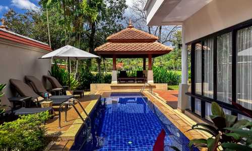 3-Bedroom Villa, with pool view in Angsana Villas Resort project, on Bangtao/Laguna beach