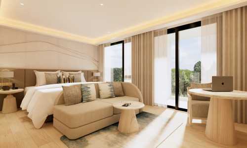 Удобные апартаменты студия и с видом на бассейн, не далеко от моря в проекте Си Хэвен Найтон, на пляже Найтон