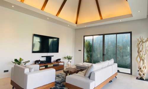 Восхитительная вилла с 3 спальнями и с видом на бассейн в проекте Анчан Хиллс, на пляже Бангтао/Лагуна