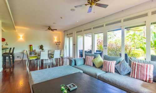 Шикарные апартаменты с 3 спальнями и с видом на сад, не далеко от моря в проекте Чом Таван, на пляже Бангтао/Лагуна