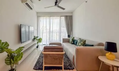 Комфортабельные апартаменты с 2 спальнями и с видом на город в проекте Кассия Резиденсис, на пляже Бангтао/Лагуна