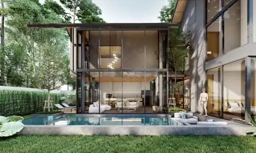 Роскошная вилла с 3 спальнями и с видом на бассейн, на пляже Бангтао/Лагуна