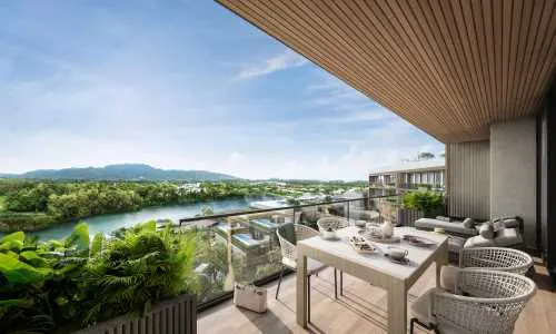 Роскошные апартаменты с 3 спальнями и с видом на бассейн, на пляже Бангтао/Лагуна