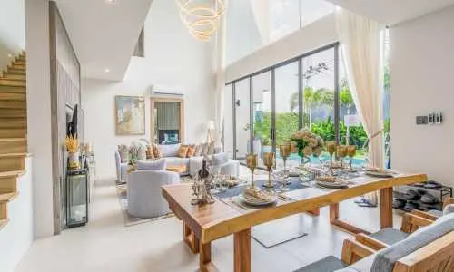 Потрясающая вилла с 3 спальнями и с видом на бассейн в проекте Зенити, на пляже Бангтао/Лагуна