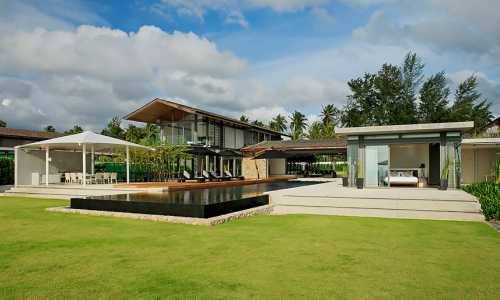 Сногсшибательная вилла с 6 спальнями и с видом на море, на пляже Натай