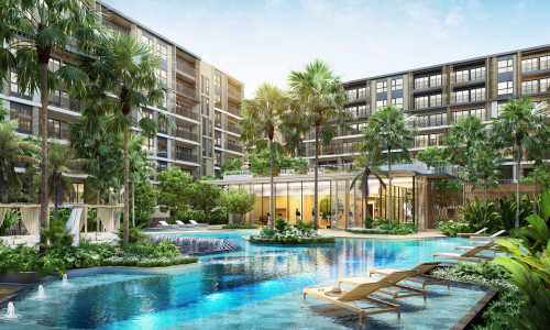 Прекрасные апартаменты студия и с видом на бассейн, на пляже Бангтао/Лагуна