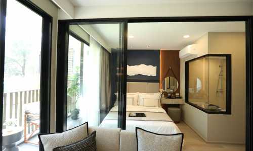 Роскошные апартаменты с 1 спальней и с видом на бассейн, на пляже Бангтао/Лагуна