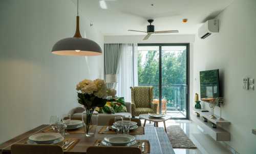 Сногсшибательные апартаменты с 2 спальнями и с видом на озеро в проекте Кассия Резиденсис, на пляже Бангтао/Лагуна