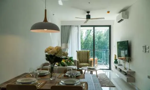 Сногсшибательные апартаменты с 2 спальнями и с видом на озеро в проекте Кассия Резиденсис, на пляже Бангтао/Лагуна