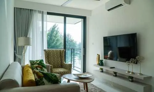 Сногсшибательные апартаменты с 2 спальнями и с видом на озеро в проекте Кассия Резиденсис, на пляже Бангтао/Лагуна