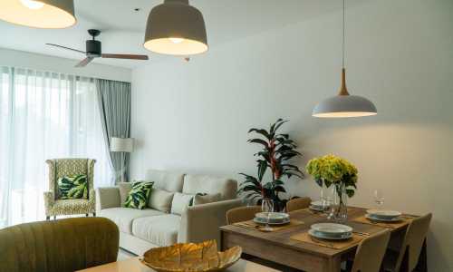 Удобные апартаменты с 2 спальнями и с видом на озеро в проекте Кассия Резиденсис, на пляже Бангтао/Лагуна