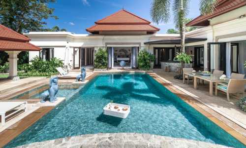 Великолепная вилла с 5 спальнями и с видом на бассейн в проекте Сайтан, на пляже Бангтао/Лагуна