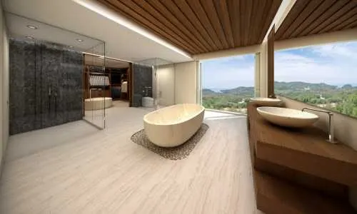 Восхитительная вилла с 5 спальнями и с видом на горы, на пляже Лаян 