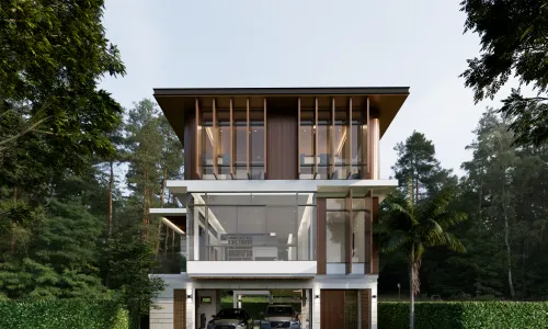 Превосходная вилла с 3 спальнями и с видом на бассейн, на пляже Лаян 