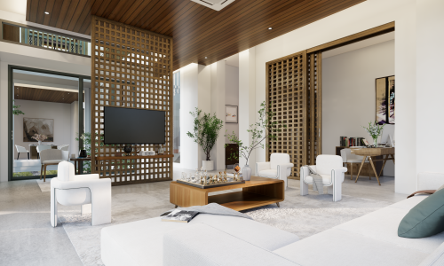 Сказочная вилла с 3 спальнями и с видом на бассейн, на пляже Лаян 