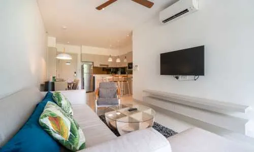 Превосходные апартаменты с 2 спальнями и с видом на город в проекте Кассия Резиденсис, на пляже Бангтао/Лагуна