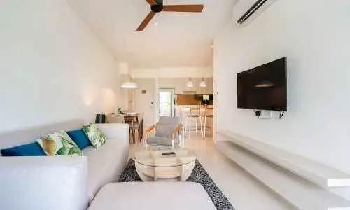 Превосходные апартаменты с 2 спальнями и с видом на город в проекте Кассия Резиденсис, на пляже Бангтао/Лагуна