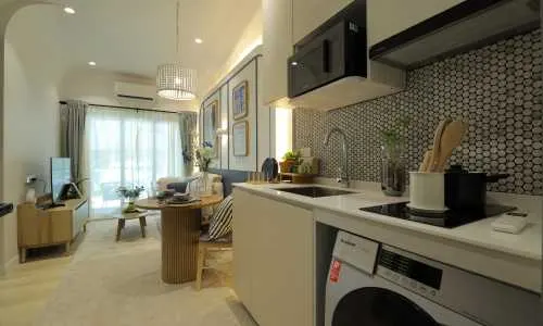 Роскошные апартаменты с 1 спальней и с видом на бассейн, на пляже Найянг