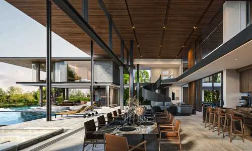 Комфортабельная вилла с 4 спальнями и с видом на бассейн, на пляже Бангтао/Лагуна