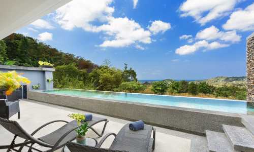 Восхитительные апартаменты с 2 спальнями и с видом на море в проекте Оверлукинг Лайян, на пляже Бангтао/Лагуна