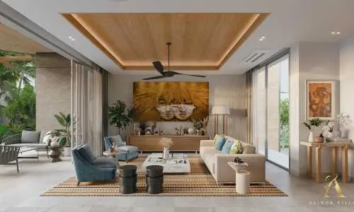 Шикарная вилла с 3 спальнями и с видом на бассейн, на пляже Бангтао/Лагуна