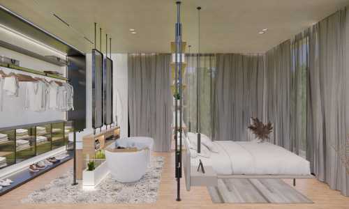 Cтильная вилла с 4 спальнями и с видом на море, на пляже Чалонг