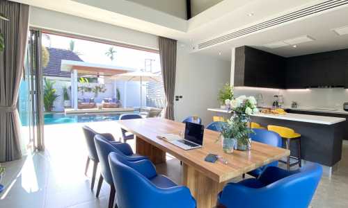 Сказочная вилла с 4 спальнями и с видом на бассейн, на пляже Бангтао/Лагуна