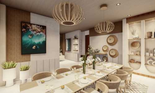 Восхитительная вилла с 3 спальнями и с видом на море, на пляже Май  Кхао