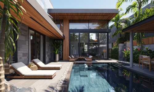 Удобная вилла с 4 спальнями и с видом на бассейн, на пляже Бангтао/Лагуна