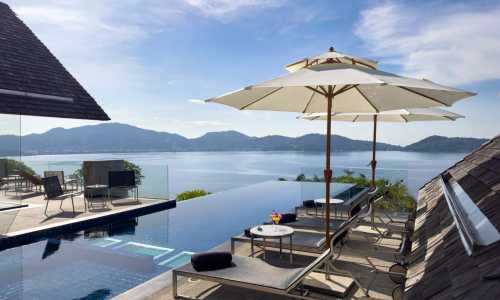 Великолепная вилла премиум класса с 4 спальнями и с видом на море в проекте Самсара, на пляже Камала 