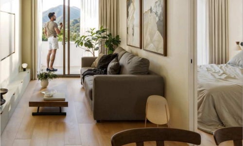 Сногсшибательные апартаменты с 2 спальнями и с видом на горы, на пляже Лаян 