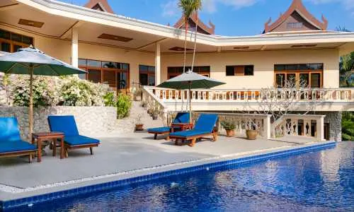 Удобная вилла с 4 спальнями и с видом на бассейн в проекте Вичуда Хиллс Эстэйт, на пляже Лаян 