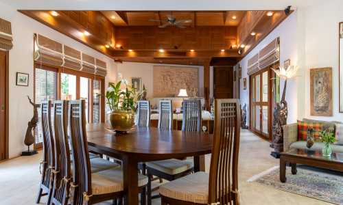 Удобная вилла с 4 спальнями и с видом на бассейн в проекте Вичуда Хиллс Эстэйт, на пляже Лаян 