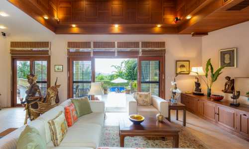 Удобная вилла с 4 спальнями и с видом на бассейн в проекте Вичуда Хиллс Эстэйт, на пляже Лаян 