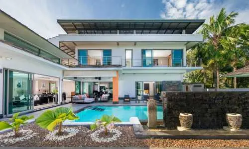 Потрясающая вилла с 4 спальнями и с видом на бассейн в проекте Даймонд Три Вилла, на пляже Бангтао/Лагуна