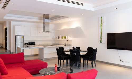 Удобные апартаменты с 3 спальнями и с видом на бассейн в проекте Мандала Кондоминиум, на пляже Бангтао/Лагуна