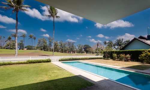 Cтильная вилла с 4 спальнями и с видом на бассейн в проекте Лагуна Хомс, на пляже Бангтао/Лагуна