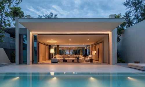 Шикарная вилла с 3 спальнями и с видом на море в проекте Вейла Натай, на пляже Натай