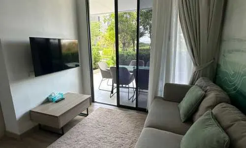 Cтильные апартаменты с 2 спальнями и с видом на гольф-поле в проекте Скай Парк, на пляже Бангтао/Лагуна