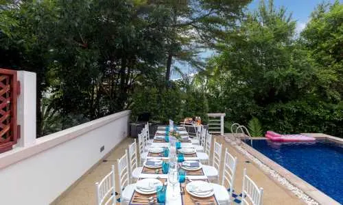 Потрясающая вилла с 3 спальнями и с видом на море в проекте Катаманда, на пляже Ката