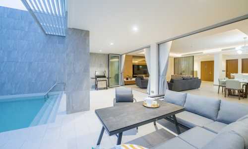 Великолепные апартаменты с 2 спальнями и с видом на море в проекте Ангсана Бичфронт, на пляже Бангтао/Лагуна